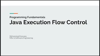 4 Java Execution Flow Control - Programming Fundamentals Farsi