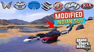 TOP INDIAN CARS 🚀 VS WATER DESERT TRACK 😱OFF-ROAD🪨DRAG RACE | GTA 5 RG Plays