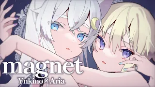 【歌ってみた】magnet / minato(流星P)【月紫アリア/猫乃ユキノ/Vtuber】
