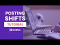 Post One or More Shifts - Nursa App for Facilities