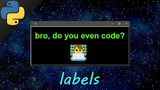 Learn Python tkinter labels easy