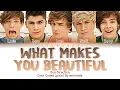 Download Lagu One Direction - What Makes You Beautiful [Color Coded Lyrics]
