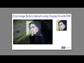 Crop Image Before Upload using CropperJS with PHP