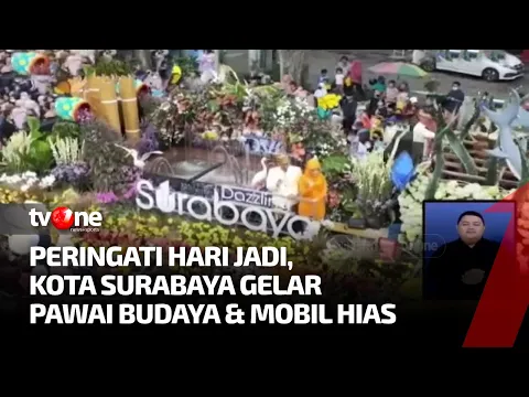 Parade HUT Kota Surabaya ke-729 Kembali Digelar