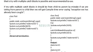 ExceptionHandling in java - PPT
