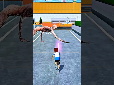 Yuta defeats the zombie blocking his path #sakuraschoolsimulator #shorts #viral