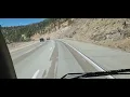 I-80 westbound leaving Donner Summit in Northern California