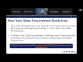 Purchasing in New York State