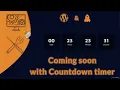 Creating Coming soon with Countdown WordPress