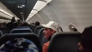 Spoiled Rich Frat Boy Gets Taped To Airplane Chair