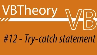 Try Statement And Error Handling - VB