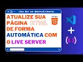 APRENDA A USAR O LIVE SERVER NO VISUAL STUDIO CODE