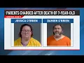 Couple charged with murder child abuse after 7-year-old son dies weighing 255 pounds