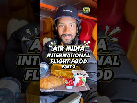 What I Ate On The Rest Of My 16 Hour Air India Flight! ✈️