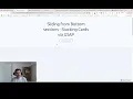 Stacking Cards Scroll Animation - Sliding from Bottom sections