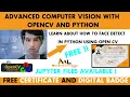 Advanced Computer Vision with OpenCV and Python Free Course How to do Face Detection using Python