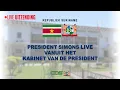 Download Lagu PRESIDENT SIMONS LIVE VANUIT HET KABINET VAN DE PRESIDENT 08-09-2025