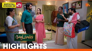 moondru mudichu highlights 08 july 2026 tamil serial sun tv