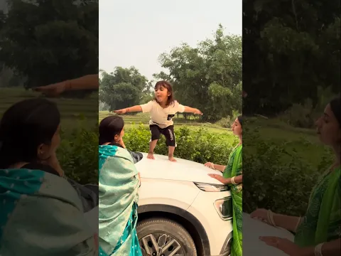 Car par chadake bahan ne dance kiya 😁