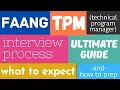 FAANG Technical Program Manager Interview Process Overview E2E from a FAANG Hiring Manager