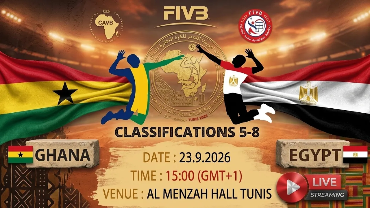 DAY 9 / CLASSIFICATION 5-8 / GHANA (GHA) VS EGYPT (EGY) 2026-09-23 15:50