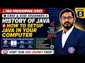 History of Java How to Set Up Java on Your Computer CBSE ICSE Java Programming Part-5