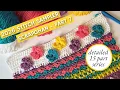 3D Flower Stitch Crochet Tutorial Stitch Sampler Scrapghan CAL Week 7