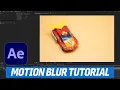 After Effects Stop-Motion Tutorial - Adding Motion Blur NO PLUG-INS