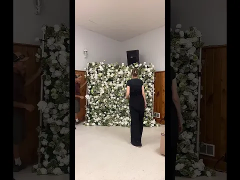 Look At This Party Backdrop #flowers
