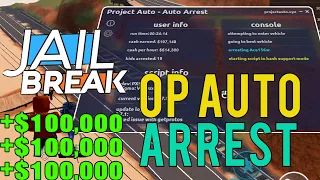 OVERPOWERED Free Auto Arrest Script on Roblox Jailbreak