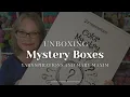 Unboxing Yarnspirations and Mary Maxim Mystery Boxes