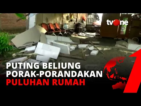 Puluhan Rumah di Bojonegoro Porak Poranda Usai Diterjang Angin Puting Beliung | tvOne