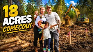 FINALMENTE! Vamos Começar a Construção do Nosso Rancho na Flórida 🇺🇸
