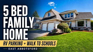 34934 Oakhill Drive East Abbotsford 5 Bed Home with RV Parking Koi Pond Mountain Views