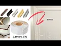 I try this 3D border wall sticker from eBay on my door