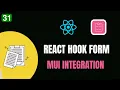 REACT HOOK FORM - MUI INTEGRATION