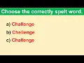 English Quiz - 10 Questions