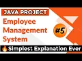 Employee Management System Java Project Creating Login Frame and Labels of login frame