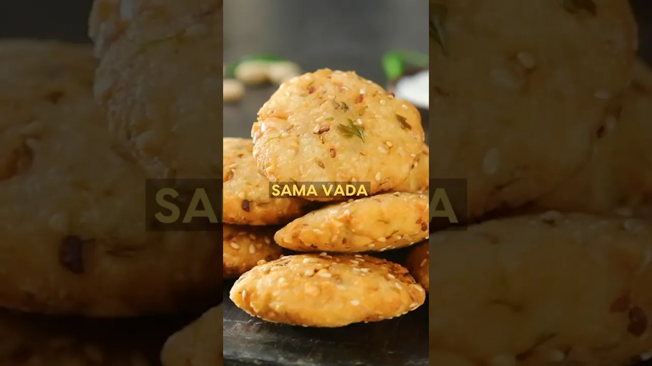 A simple preparation but filling recipe, Farali Sama Vada, specially for #Navratri #shorba