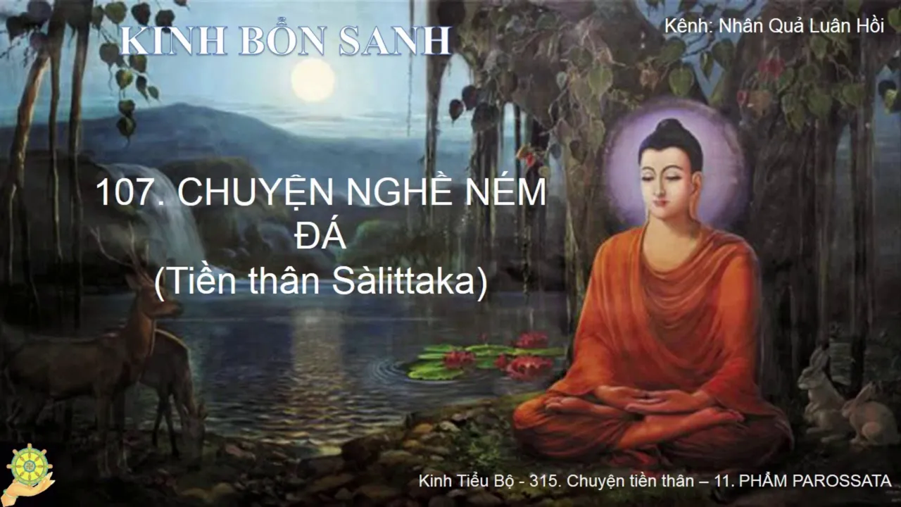 107 Truyện NGHỀ NÉM ÐÁ Tiền thân Sàlittaka K.Bổn Sanh, Bổn Sự 