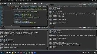 Distributed chat application implementation