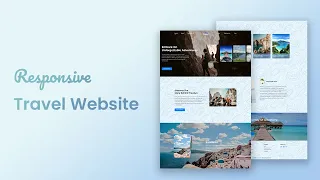 Responsive Travel Website using HTML CSS JavaScript