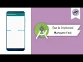 How to Implement Marquee Text in Android Studio MarqueeText Android Coding