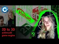 anthraxAI game engine Vulkan API 2D to 3D
