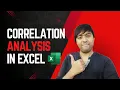 Correlation Analysis in Excel Using Formulas and Data Analysis Tool