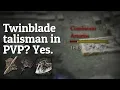 Useless talisman I THINK NOT BUFFED twinblade talisman build Elden Ring 1 09