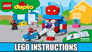 LEGO Instructions | Duplo | 10940 | Spider-Man Headquarters