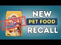 New Pet Food Recall What Pet Foods