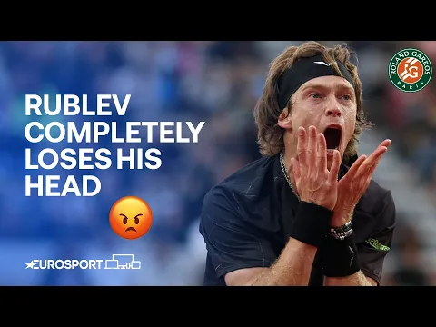 Download MP3 Rublev is FUMING during epic close game 😤 | French Open 2024 🇫🇷