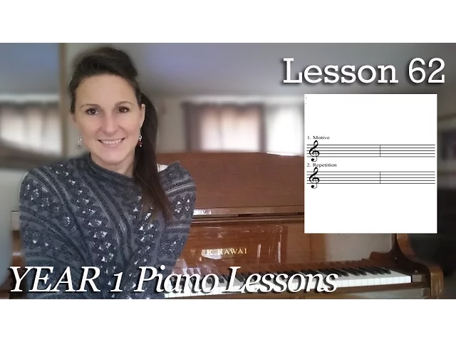 4-14 Melody Writing for beginners [Year 1 #62 ] Free Beginner Video Piano Lesson | Composition